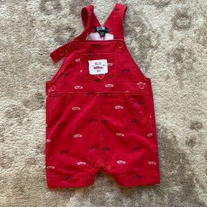 Baby overalls with cars